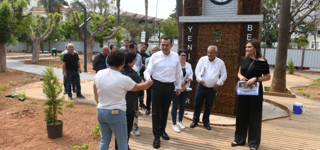 Başkan Abdullah Özyiğit Güven Parkı’ndaki yenileme çalışmalarını inceledi...