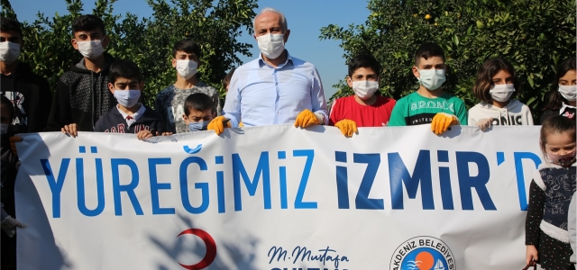 Başkan Gültak, Çocuklarla Birlikte Narenciye Topladı