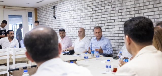 BAŞKAN SEÇER, DİTAV MERSİN ŞUBESİ İLE BULUŞTU...
