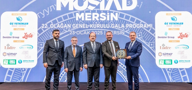 BAŞKAN SEÇER, MÜSİAD MERSİN 22. OLAĞAN GENEL KURULU GALA PROGRAMINDA...