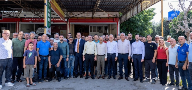  BAŞKAN TUNCER VE VEKİL BAŞARIR, MEZİTLİ TURUNDA...