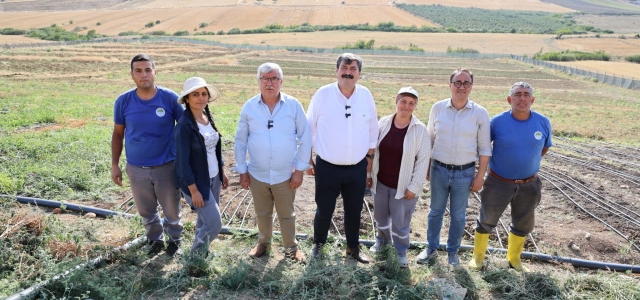  BAŞKAN YILDIZ, SALEP HASADINA KATILDI...