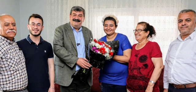 BAŞKAN YILDIZ’DAN KÜBRA’YA ZİYARET...