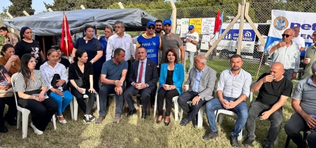  CHP’den grevcilere destek...