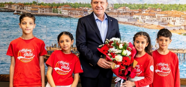 Çocuklardan Seçer’e ziyaret...