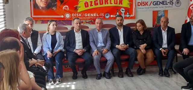 Mersin CHP’den DİSK-Genel İş’e ziyaret...