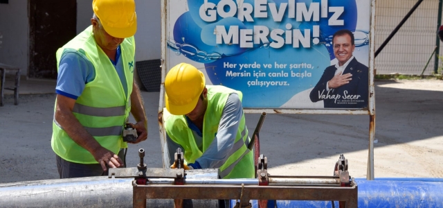   MESKİ, AYDINCIK’IN İÇME SUYU ALTYAPISINI YENİLİYOR...