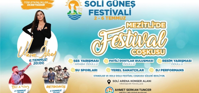   SOLİ GÜNEŞ FESTİVALİ 2-6 TEMMUZ’DA SOLİ ARENA’DA BAŞLIYOR!
