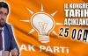 AK PARTİDE KONGRE HEYECANI