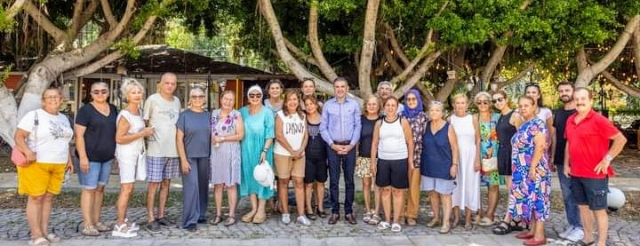 TUNCER, SANAT ÇARŞISI ESNAFIYLA İLE BULUŞTU...