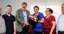BAŞKAN YILDIZ’DAN KÜBRA’YA ZİYARET...