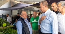  BAŞKAN SEÇER’DEN KİREMİTHANE PAZARI’NA ZİYARET...