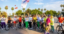  BİSİKLET TUTKUNLARI DÜNYA BİSİKLET GÜNÜ’NDE AKDENİZ SAHİLİNDE PEDALLADI...