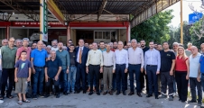   BAŞKAN TUNCER VE VEKİL BAŞARIR, MEZİTLİ TURUNDA...