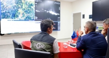 Vali Toros, Yangın Yönetim Merkezi,'de...