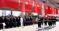   VALİ TOROS, ŞEHİT CENAZE TÖRENİNDE...