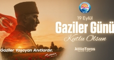  VALİ TOROS’TAN GAZİLER GÜNÜ MESAJI...