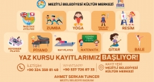  MEZİTLİ BELEDİYESİ’NDEN YAZ KURSLARI...