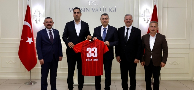 Yeni Mersin İdmanyurdu yönetimden Vali Toros'a ziyaret...